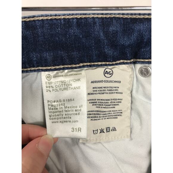 AG Adriano Goldschmied Farrah Skinny Blue Denim Jean 31 Capsule Staple Summer - Picture 7 of 9